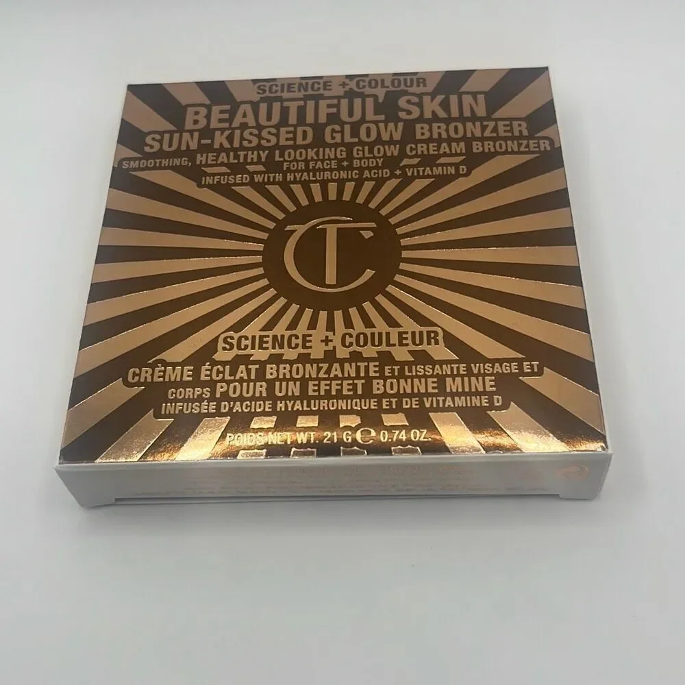 Charlotte Tilbury beautiful skin sun kissed glow bronzer shade medium new in box